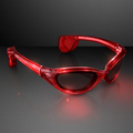 Blank Blinking Red Sunglasses